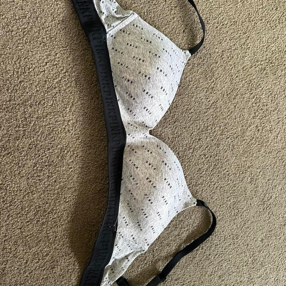 Victoria-s-secret Women's White and Black Bra